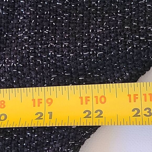 Gigi Moda Womens Black Sliver Sparkle Pull Over Knit Sweater - Picture 9 of 11